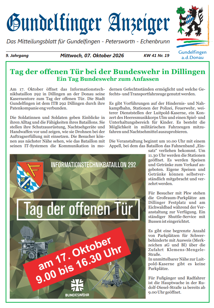 Titelseite GA KW 41